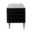 Southern Enterprises Pilston Engineered Wood and Iron TV/Media Console in Black