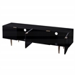 Southern Enterprises Pilston Engineered Wood and Iron TV/Media Console in Black
