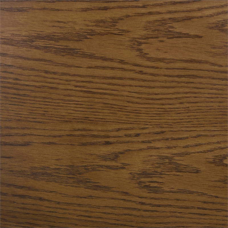 Southern Enterprises Amelin Wood and Metal 1 Drawer 1 Shelf Nightstand in Walnut