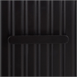 Southern Enterprises Amelin Wood and Metal  1 Drawer 1 Shelf Nightstand in Black