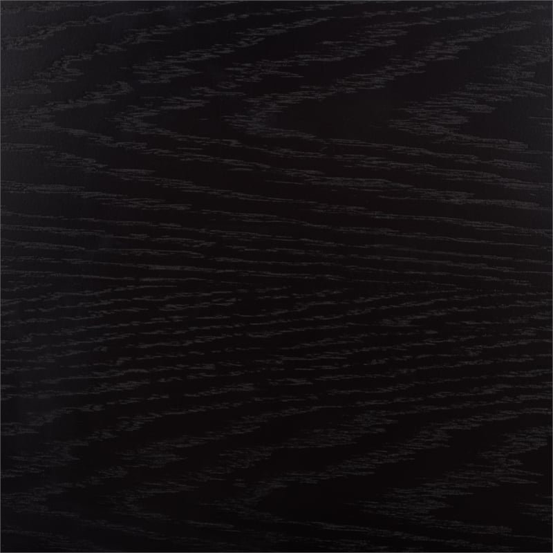 Southern Enterprises Himalay Wood Nightstand in Black