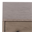 Southern Enterprises Himalay Wood Nightstand in Walnut