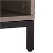 Southern Enterprises Himalay Wood Nightstand in Walnut