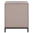 Southern Enterprises Himalay Wood Nightstand in Walnut