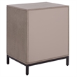 Southern Enterprises Himalay Wood Nightstand in Walnut
