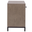 Southern Enterprises Himalay Wood Nightstand in Walnut