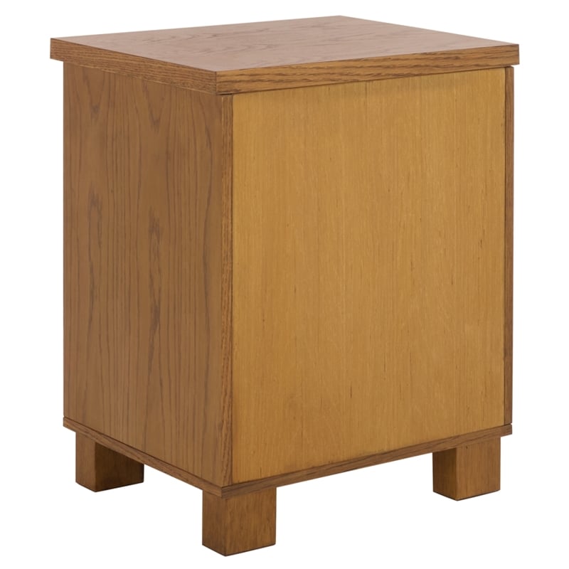 Southern Enterprises Himanshu Wood Nightstand in Oak