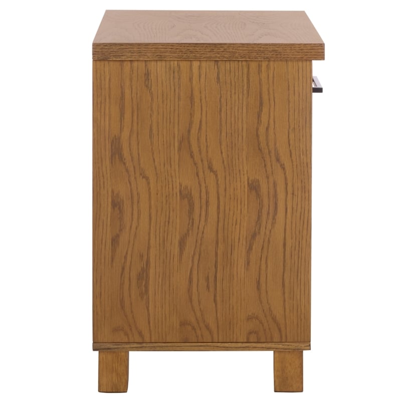 Southern Enterprises Himanshu Wood Nightstand in Oak