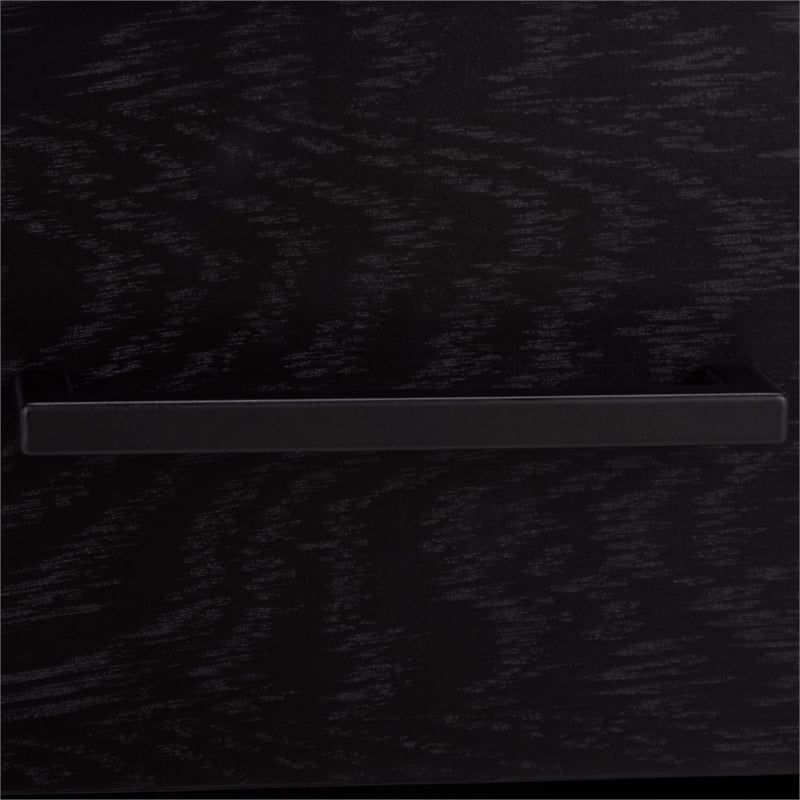 Southern Enterprises Himanshu Wood Nightstand in Black