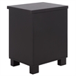 Southern Enterprises Himanshu Wood Nightstand in Black