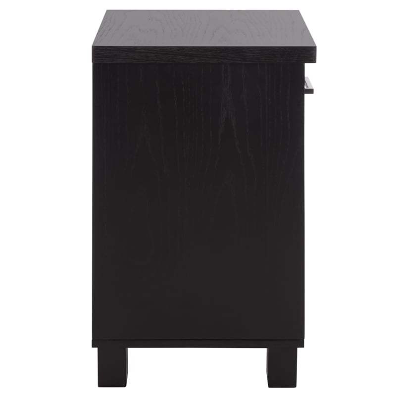 Southern Enterprises Himanshu Wood Nightstand in Black