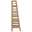 Southern Enterprises Amanda Wood 5 Tier Bookcase in Natural