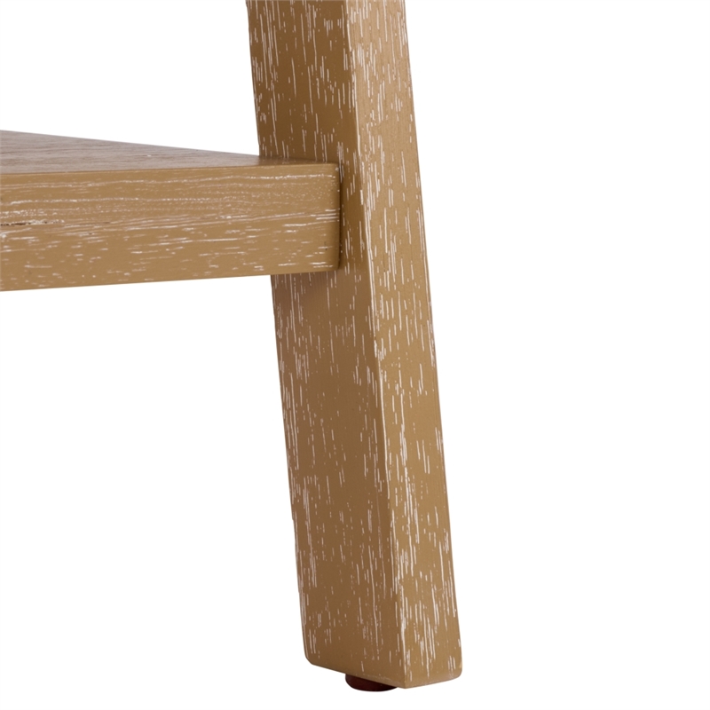 Southern Enterprises Amanda Wood 5 Tier Bookcase in Natural