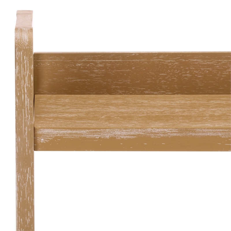 Southern Enterprises Amanda Wood 5 Tier Bookcase in Natural