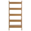 Southern Enterprises Amanda Wood 5 Tier Bookcase in Natural