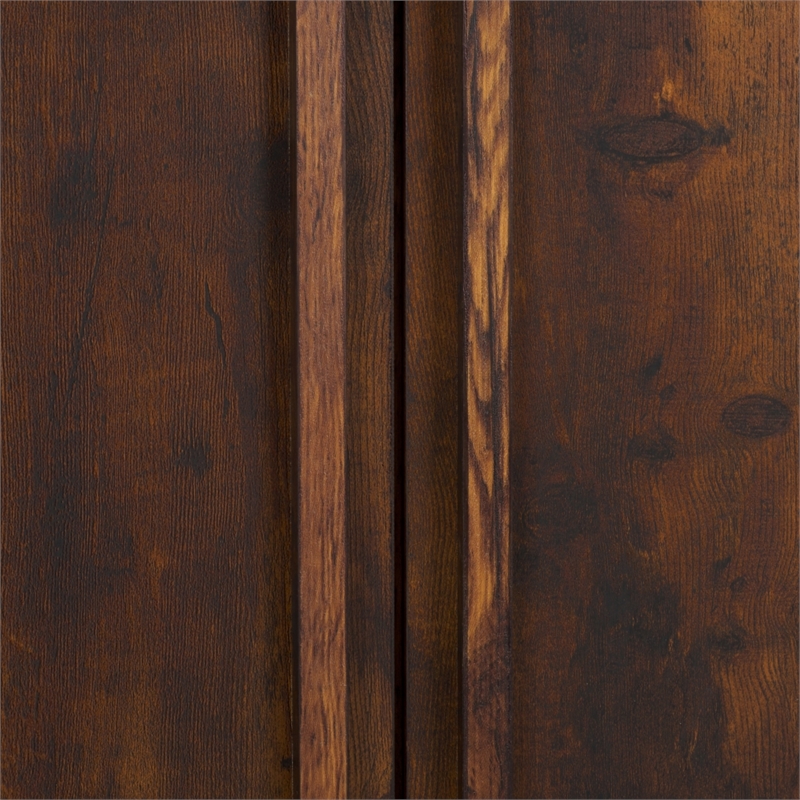 Southern Enterprises Dayforth Anywhere Wood and Iron Cabinet in Espresso