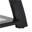 Southern Enterprises Aiden Iron and Glass 3 In 1 Panel TV Stand in Black