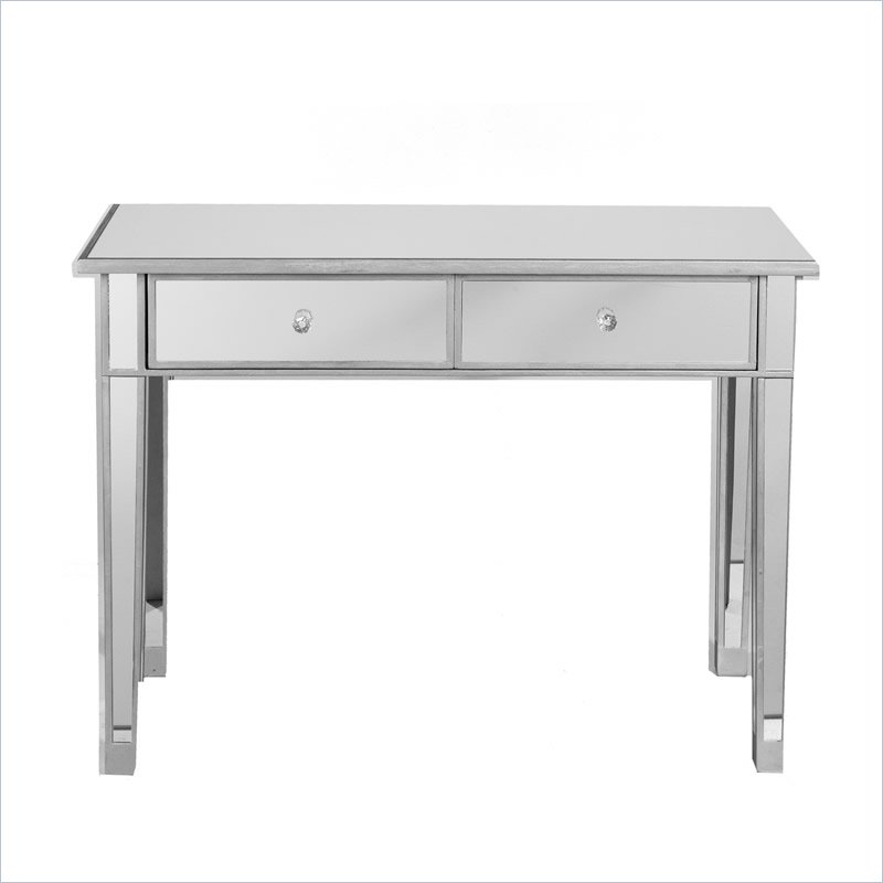 SEI Furniture Mirage Mirrored 2-Drawer Console Table