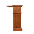 SEI Furniture Cartwright Corner Electric Fireplace in Oak