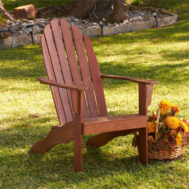 Southern Enterprises Adirondack Chair in Dark Brown CR5605