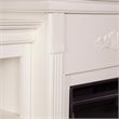 SEI Furniture Fredricksburg Wood Electric Fireplace with Bookcases in Ivory