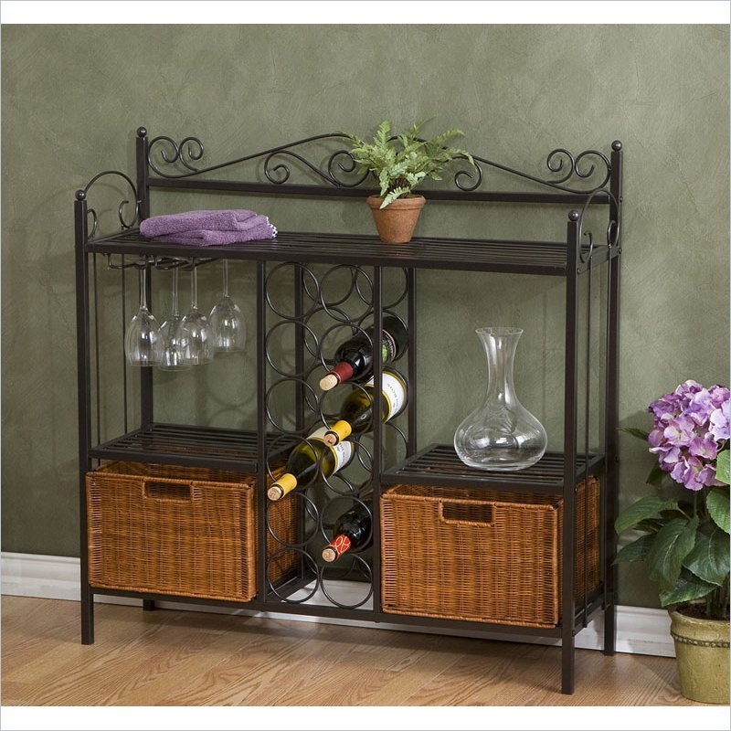 Holly Martin Petaluma Baker S Rack With Wine Storage Ka9803