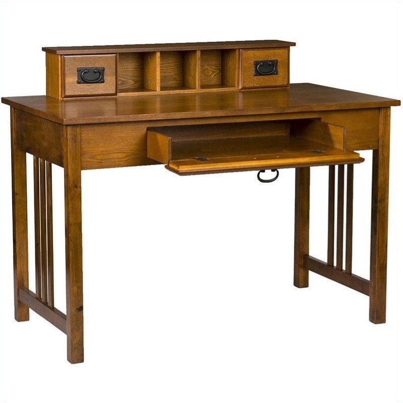 Southern Enterprises Sebastian Desk In Mission Oak Ho9252r