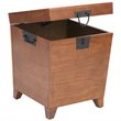 SEI Furniture Dorset 3 Piece Wood Trunk Table Collection in Oak