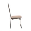 SEI Furniture Lucianna Dining Chair in Dark Brown (Set of 4)