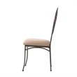 SEI Furniture Lucianna Dining Chair in Dark Brown (Set of 4)