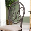 SEI Furniture Lucianna Dining Chair in Dark Brown (Set of 4)