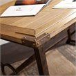 SEI Furniture Knightley Tilt-Top Drafting Table in Oak