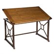 SEI Furniture Knightley Tilt-Top Drafting Table in Oak