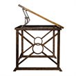SEI Furniture Knightley Tilt-Top Drafting Table in Oak