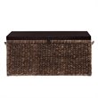 SEI Furniture Water Hyacinth Trunk Coffee Table in Blackwash