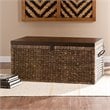SEI Furniture Water Hyacinth Trunk Coffee Table in Blackwash