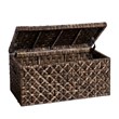 SEI Furniture Water Hyacinth Trunk Coffee Table in Blackwash