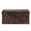 SEI Furniture Water Hyacinth Trunk Coffee Table in Blackwash