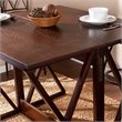 SEI Furniture Derby Flip-Top Counter Dining Table in Espresso