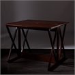 SEI Furniture Derby Flip-Top Counter Dining Table in Espresso