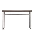 SEI Furniture Nolan Console Table in Weathered Burnt Oak