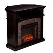 SEI Furniture Grantham Electric Media Fireplace in Ebony