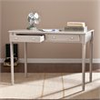 SEI Furniture Janice 2-Drawer Writing Desk in Gray