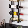 SEI Furniture Ancona Wall Mount Wine Rack in Wrought Iron