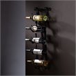 SEI Furniture Ancona Wall Mount Wine Rack in Wrought Iron