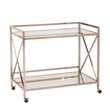 SEI Furniture Maxton Bar Cart in Metallic Gold