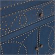SEI Furniture Florian Double-Door Accent Chest in Soft Navy