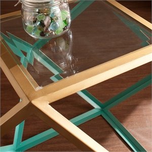 Jenna Geometric Accent Table