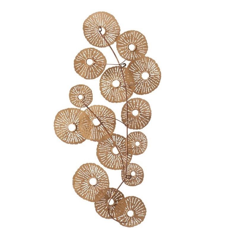 Southern Enterprises Aura Abstract Wall Sculpture in Metallic Gold WS3253