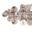 SEI Furniture Longavi Metal Wall Sculpture in Multi-Color Glaze
